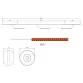 AstralPool floating lane rope for pool, 16,5 m, White, Moscow model Photo №4