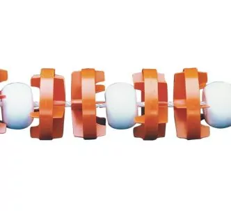  AstralPool floating lane rope for pool, 33 m, Orange-white, Moscow model