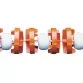  AstralPool floating lane rope for pool, 33 m, Orange-white, Moscow model Photo №1