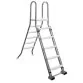 AstralPool stainless steel safety ladder for 1.5 m above-ground pool, 3 steps, AISI-304L Photo №1