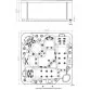 Aquavia Premium Line Velvet SPA tub 233 x 233 x 91 cm, 5 places Photo №4