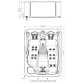 Aquavia Aqualife Line Touch SPA tub with cabinet, 216 x 166 x 74 cm, 3 places Photo №3