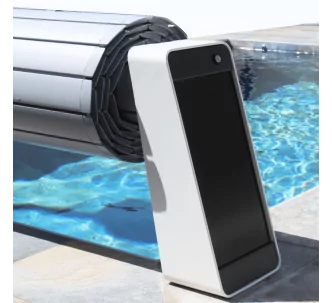 AstralPool Bellasun above ground automatic swimming pool covers, 4.03 x 17 m