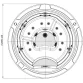 AstralPool Ronda 30 inground spa with cover Ø2050 mm, 5 places Photo №7
