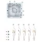 Aquavia Built-in Range Menorca SPA tub 216 x 216 x 90, 5 places Photo №5