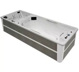 Astralpool  Swimspa Dual above ground spa urban grey and  lumiplus 600 x 230 x 138, 5 places