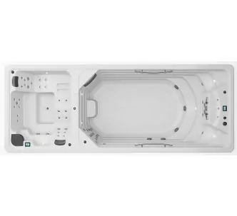 Astralpool  Swimspa Dual above ground spa metallic, steel jets with cover 600 x 230 x 138, 5 places