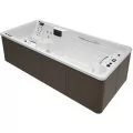 Astralpool  Swimspa Mediterranea above ground spa with cover, coastal grey cabinet 500 x 230 x 138, 4 places