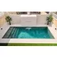 Rosa Gres Iconic White porcelain stoneware tiles for swimming pool, 31 x 62,6 x 0,9 cm, anti-slip Photo №3