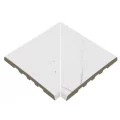 Rosa Gres Mythos Selene 245 EF porcelain overflow grill edge for swimming pool 26,6 x 26,6 x 2,2 cm, anti-slip