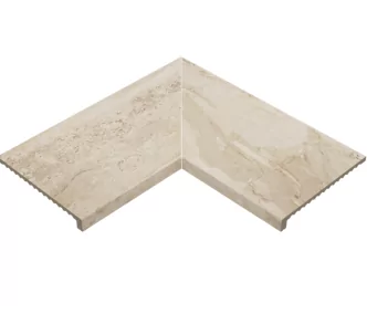 Rosa Gres Mythos Selene E62 porcelain edge for swimming pool 62,6 x 62,6 x 3,8 cm, anti-slip