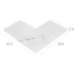 Rosa Gres Mythos Selene 665 porcelain edge for swimming pool 62,6 x 31 x 2,6 cm, anti-slip Photo №2