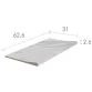 Rosa Gres Mythos Selene S62 porcelain edge tile for swimming pool 62,6 x 31 x 2,6 cm, anti-slip Photo №2