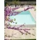 Rosa Gres Stela Golden porcelain, wood textured tile for swimming pool, 19,4 x 97,9 x 1 cm, anti-slip Photo №2