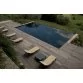 Rosa Gres Stela Grey porcelain, wood textured tile for swimming pool, 19,4 x 97,9 x 1 cm, anti-slip Photo №5