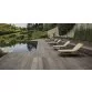 Rosa Gres Stela Grey porcelain, wood textured tile for swimming pool, 19,4 x 97,9 x 1 cm, anti-slip Photo №2