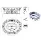 AstralPool Gama Olympia overflow spa, 365 x 280 cm, 12 seats, White Photo №6