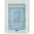 AstralPool Tokyo 70 Plus overflow spa with spotlight and waterfall and cover, 340 x 240 cm, 7 seats