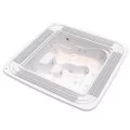 AstralPool Verona overflow spa with led spotlight and cover, 228 x 228 cm, 5 seats