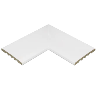 Rosa Gres Iconic White EIN porcelain stoneware corner for infinity swimming pool. 62,6 x 62,6 x 2,2 cm, anti-slip