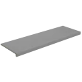 Rosa Gres Iconic Grey L98 porcelain stoneware edge for swimming pool, 97,8 x 31,7 cm, anti-slip