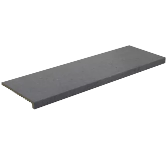 Rosa Gres Iconic Dark L98 porcelain stoneware edge for swimming pool, 97,8 x 31,7 cm, anti-slip
