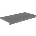 Rosa Gres Iconic Dark L62 porcelain stoneware edge for swimming pool, 62,6 x 31,7 cm, anti-slip