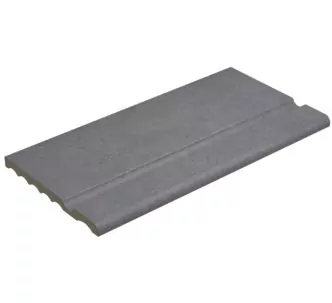 Rosa Gres Iconic Dark 647 porcelain stoneware edge for swimming pool, 62,6 x 31 x 2,6 cm, anti-slip