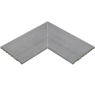 Rosa Gres Iconic Grey 664 porcelain stoneware edge for swimming pool, 62,6 x 62,6 x 2,6 cm, anti-slip