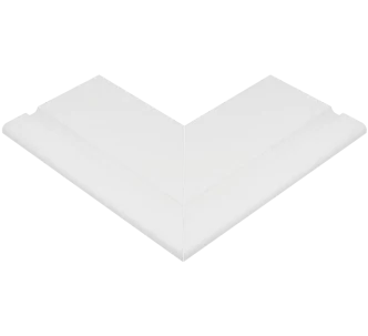 Rosa Gres Iconic White 665 porcelain stoneware edge for swimming pool, 62,6 x 62,6 x 2,6 cm, anti-slip