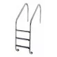 AtecPool Standard stainless-steel ladder for inground pools, 2 steps, AISI-316 Photo №1