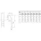 AtecPool Standard stainless-steel ladder for inground pools, 4 steps, AISI-316 Photo №2
