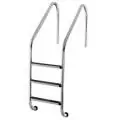 AtecPool Standard stainless-steel ladder for inground pools, 4 steps, AISI-316