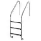 AtecPool Standard stainless-steel ladder for inground pools, 4 steps, AISI-316 Photo №1