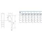 AtecPool Standard stainless-steel ladder for inground pools, 5 steps, AISI-316 Photo №2
