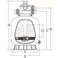 Atecpool Bobinados Plus clamp style MPV sand filters for swimming pool Ø400mm, 6.5m3/h Photo №2