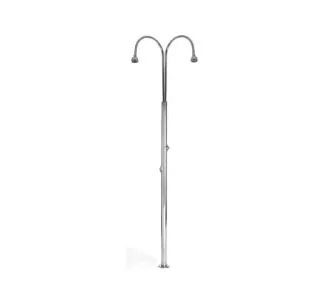 Atecpool double head shower, Stainless Steel, Ø63 mm