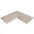 Rosa Gres Serena Ocra 245 EC compact porcelain stoneware corner for swimming pool, 62,6 x 62,6 x 2,2 cm, anti-slip