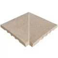 Rosa Gres Serena Ocra 245 EF porcelain stoneware corners for swimming pool, 26,6 x 26,6 x 2.2 cm, anti-slip