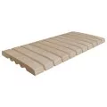 Rosa Gres Serena Ocra 245 FL porcelain stoneware overflow grating for swimming pool, 49,5 x 24,5, 2.2 cm, anti-slip