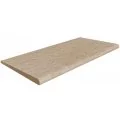 Rosa Gres Serena Ocra S62 porcelain stoneware edge for swimming pool,  62,6 x 31 x 2.6 cm, anti-slip