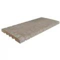 Rosa Gres Pietro Grey Stone 245 FL porcelain stoneware overflow grating for swimming pool, 49,5 x 24,5, 2.2 cm, anti-slip