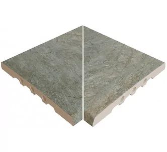 Rosa Gres Serena Mix 245 EF compact porcelain stoneware corner for swimming pool, 62,6 x 62,6 x 2,2 cm, anti-slip