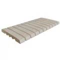 Rosa Gres Pietro White Stone 245 FL porcelain stoneware overflow grating for swimming pool, 49,5 x 24,5, 2.2 cm, anti-slip