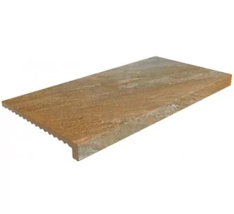 Rosa Gres Serena Mix L62 porcelain stoneware edge for swimming pool,  62,6 x 31,7 x 3,8 cm, anti-slip