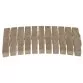 Rosa Gres  Stela Dark Stone 245 FL porcelain stoneware overflow grating for swimming pool, 49,5 x 24,5, 2.2 cm, anti-slip Photo №2
