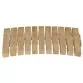 Rosa Gres  Stela Golden Stone 245 FL porcelain stoneware overflow grating for swimming pool, 49,5 x 24,5, 2.2 cm, anti-slip Photo №2