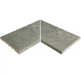 Rosa Gres Serena Mix EIN porcelain stoneware corner for infinity pool, 62,6 x 62,6 x 2,2 cm, anti-slip