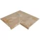 Rosa Gres Serena Mix E62 edge corner compact porcelain stoneware tile for pool, 62,6 x 62,6 x 3,8 cm, anti-slip Photo №1