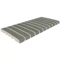 Rosa Gres Tresor Bali Stone 245 FL porcelain stoneware overflow grating for swimming pool, 49,5 x 24,5, 2.2 cm, anti-slip